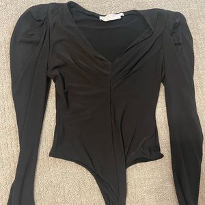 ASTR puff sleeve bodysuit